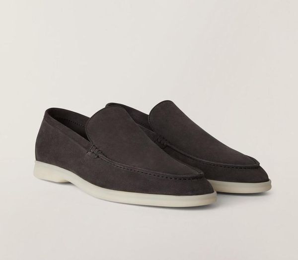 Eleganti marchi famosi Scarpe firmate da uomo scarpe estive da passeggio aperte sneaker slip on scarpe da ponte Mocassino in pelle scamosciata Scarpe da ginnastica da esterno EU36-46