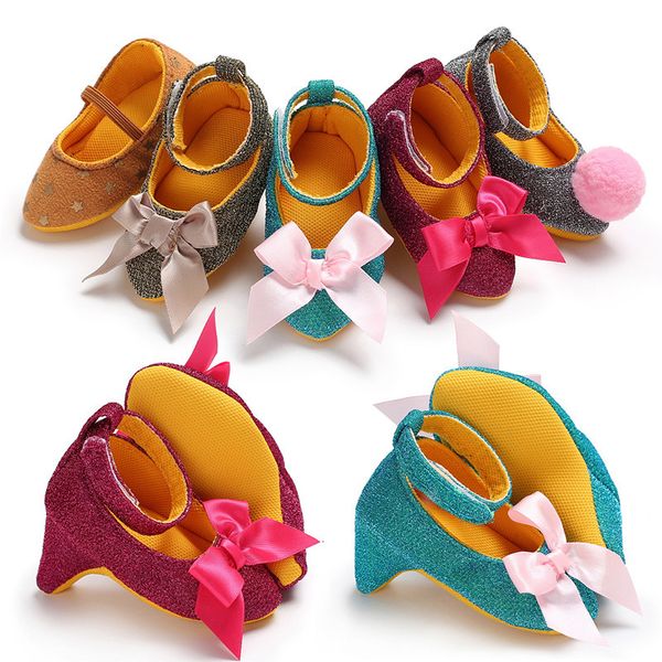 Primi camminatori Primavera Autunno Scarpe per bambini 0 1 anno Bambina Principessa nata Tacchi alti Moda divertente che cammina Bambino 230909