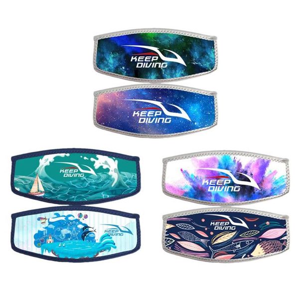 Maschere subacquee Scuba Oceanarium Maschera impermeabile Copri cinturino Snorkeling subacqueo Fascia protettiva per capelli lunghi 260x