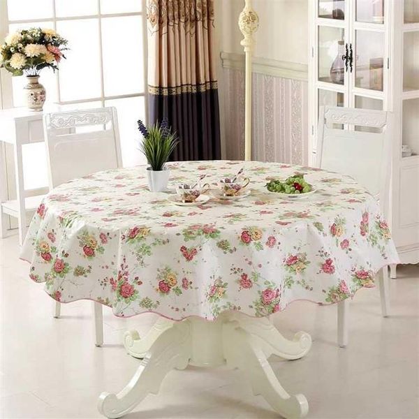 Toalha de mesa de vinil em pvc, à prova d'água, limpa, para jantar, cozinha, protetor de tecido, cobertura de tecido oleado 210626317l