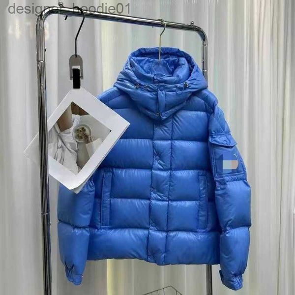 WOMENS Down Parkas Designer Mens Shiny Purffer Jackets Parkas cappotti neri Cavaluta di qualità casual Doudoune Homme Feather Outni