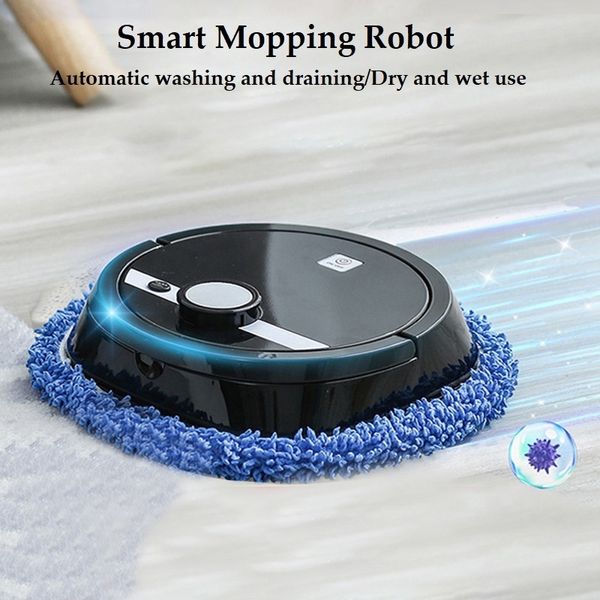 Akıllı Ev Kontrol Paspası Robot Süpürücü Temizleyici 3600mAh Kuru ve Islak Çamaşır Bezi Yatak Evi Temizlik Araçları 230909