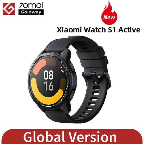 Умные часы, глобальная версия, часы S1 Active, 143-дюймовый AMOLED-дисплей, Bluetooth, телефонные звонки, GPS, Mi Smartwatch, кислород в крови, аккумулятор, 12 дней, 230909