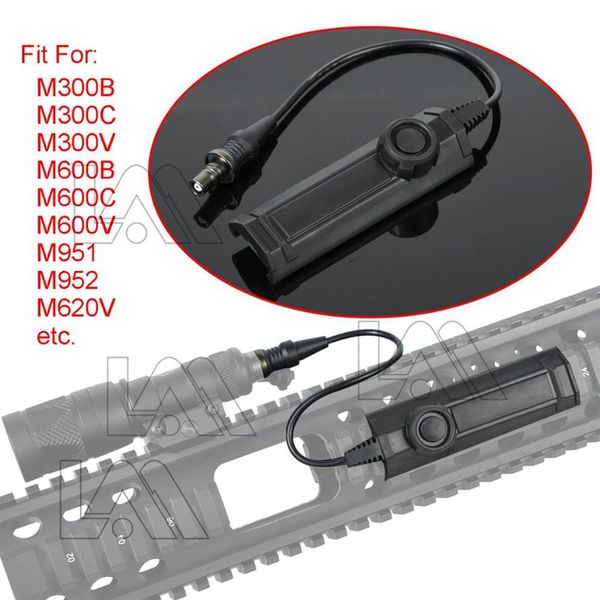 Night Evolution Taktischer Doppelfunktions-Bandschalter für SF M300 M600 M951 M952, montiert auf 20-mm-Schiene282L