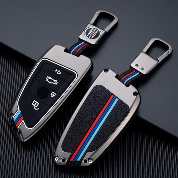 Funda para llave de coche, funda para llave Fob, accesorios de coche con estilo, llavero para BMW 2 3 5 7 Series 6GT X1 X3 X5 X6 F45 F46 G20 G30 G32 G1296y