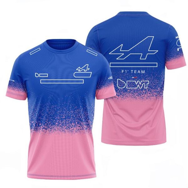 Fórmula 1 terno de corrida camiseta fãs roupas da equipe f1 meia manga camiseta respirável253r