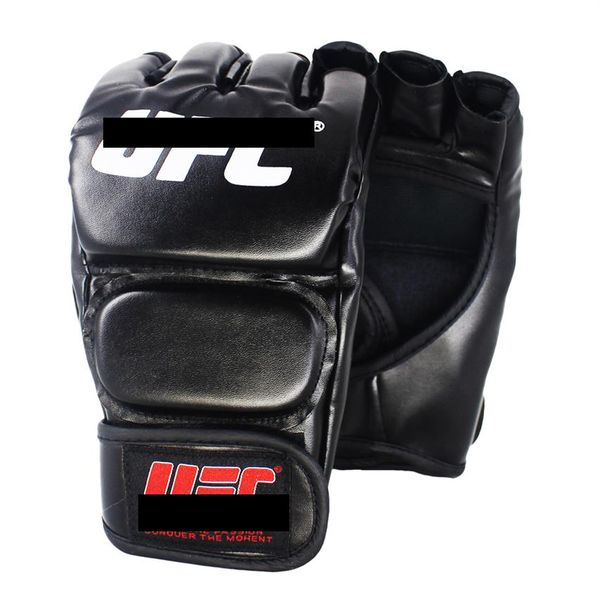 Suotf preto luta mma boxe esportes luvas de couro tigre muay thai luta caixa mma luvas boxe sanda luvas de boxe almofadas mma t1912587