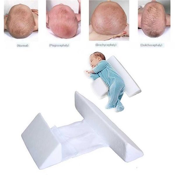 Bebê moldar travesseiro bebê lado dormir correção de posicionamento recém-nascido infantil anti rollover cabeça plana antiemético leite coxim240h