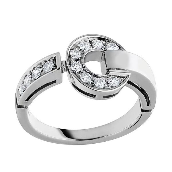 Anello di fidanzamento classico con diamanti alla moda per donna Placcatura in oro 18 carati Argento 925 per uomo Donna Ragazza San Valentino M2344