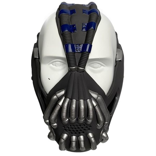 Maschere per feste Maschera Bane Maschera Cosplay Il cavaliere oscuro Cosplay Casco per adulti Taglia Halloween Party Cosplay Horror Prop Film Horror Mask275D