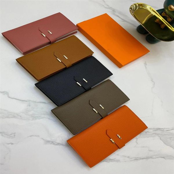 Luxurys Designer Mode Brieftaschen Langes Modell Kartenhalter Zippy Key Pouch Clutch Pochette Münzen Männer Metallschnalle Echtes Leder Cr340x