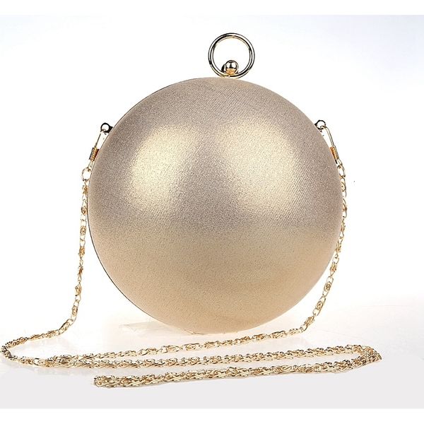 Borse da sera Famoso marchio di design Moda Perla a forma di palla Carino Oro Argento Paty Round Globe Borse Borsa a tracolla Borsa da donna 230908