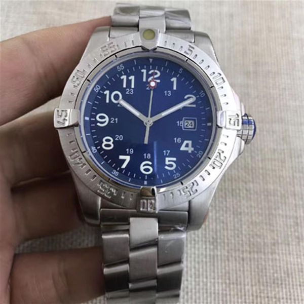12 estilos de relógios masculinos marcador de número 1884 relógio azul seawolf automático mecânico aço inoxidável avenger relógios de pulso masculinos290a