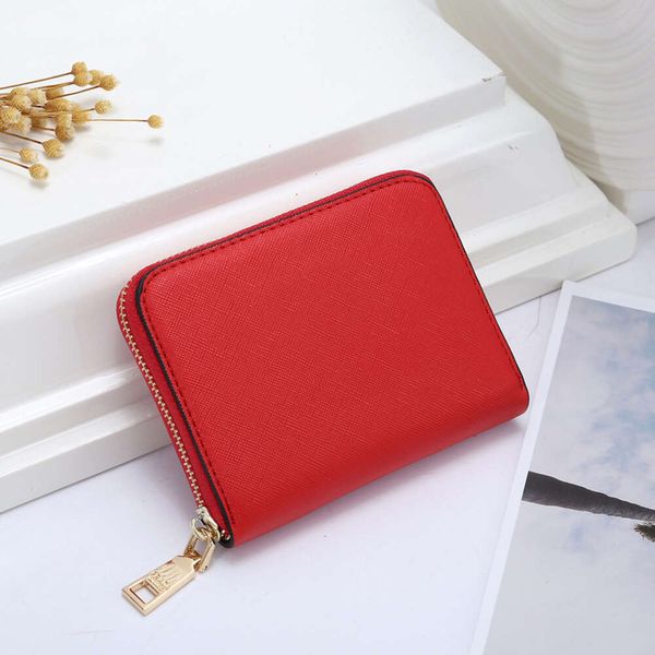 Mulheres clássicas mini bolsa de luxo designer bolsa chaveiro moeda carteira de couro premium assento de cartão de crédito de alta qualidade casual carteira curta
