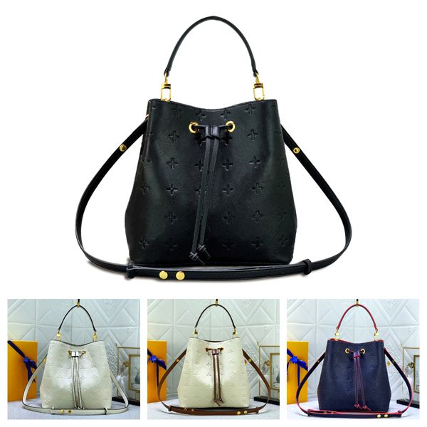 Designer sacola neonoe balde saco sacos de ombro tether balde de couro crossbody bolsa bolsas luxurys bolsas carteira mulheres cruz corpo telefone saco