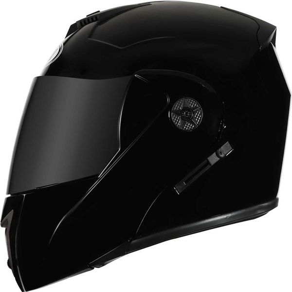 Novo flip up capacete de moto para adultos modulares lente dupla viseiras rosto cheio capacete da motocicleta seguro capacetes motocross casco moto q063150