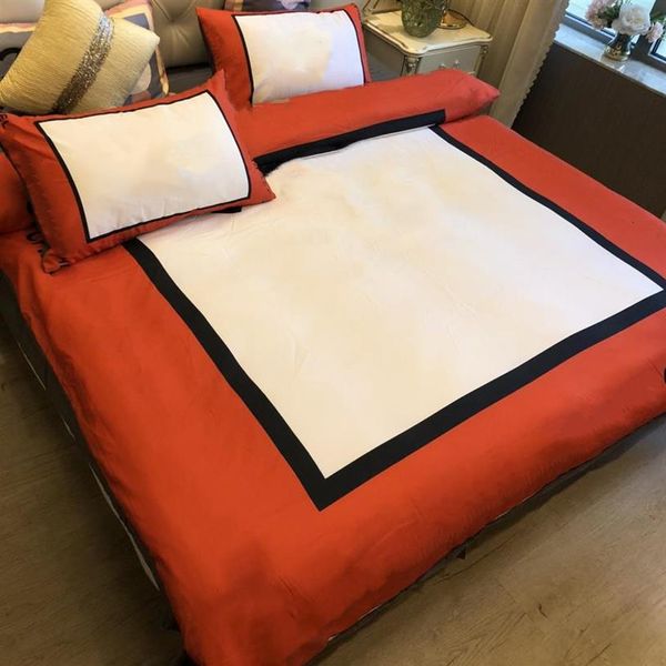 Conjuntos de cama de algodão tecido queen size impresso colcha capas 2 fronhas folha edredão cover206m