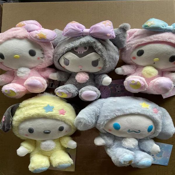 Doldurulmuş Hayvanlar Beş Tür Yüksek Kaliteli Karikatür Peluş Oyuncaklar Güzel Kuromi 25cm Dolls Perakende Epacket2794