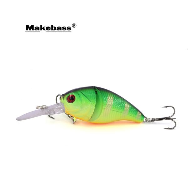 Esche esche MAKEBASS 2.36in0.49oz FishingLure Crankbaits Artificiale Duro LifeLike Swimbait Crank Attrezzatura da pesca per trota luccio ecc. 230909