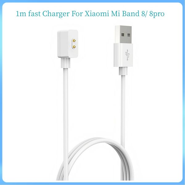 3 teile/los 1m magnetische Ladegerät Für Xiaomi Mi Band 8 pro Redmi Band 2 schnelle Ladekabel Dock Basis adapter Smart Uhr Zubehör