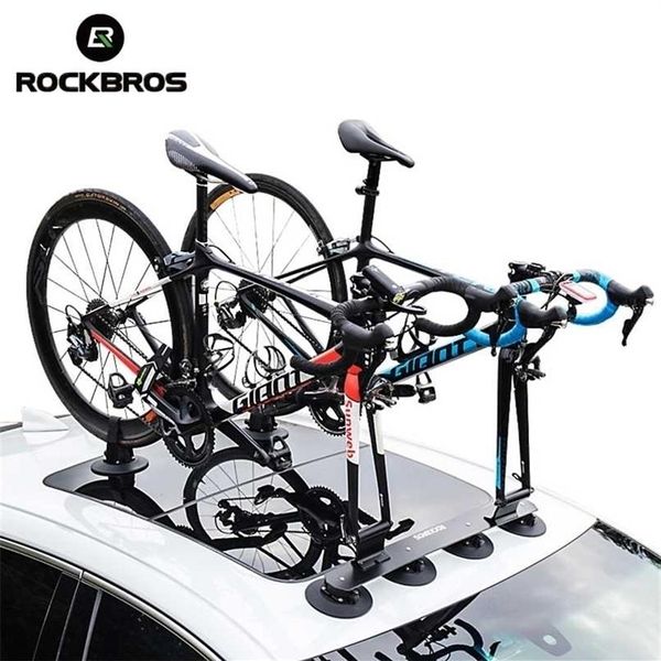 Rockbros Bike Bisiklet Rafı Emme Çatı üstü araba s Hızlı Kurulum Çatı Mtb Mountain Yol aksesuarı 220208241E