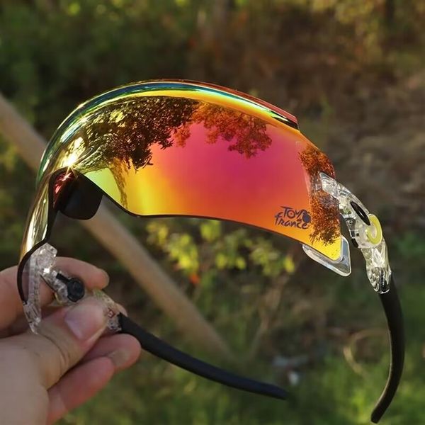 Óculos de sol de alta qualidade para ciclismo, óculos esportivos para homens e mulheres, óculos de bicicleta de estrada, óculos para mulheres, tour de frança comme291o