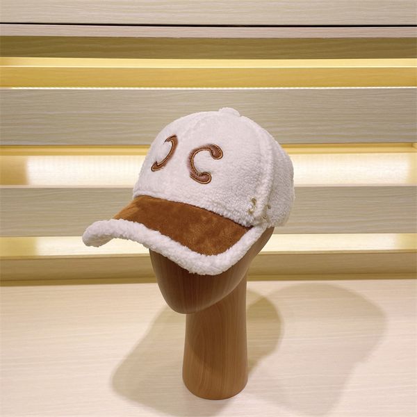 Baseball Caps Designer Mode Persönlichkeit Frauen Männer Vielseitig Lamm Haar Hut Süße Coole Straße Trendy Ball Cap Mann Casual Sport hüte