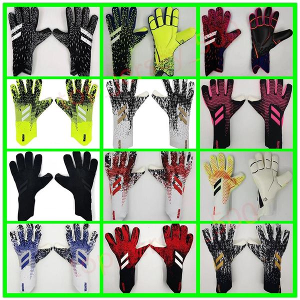 Новые вратарские перчатки с защитой пальцев, профессиональные мужские футбольные перчатки для взрослых и детей, более толстые вратарские футбольные перчатки315Z
