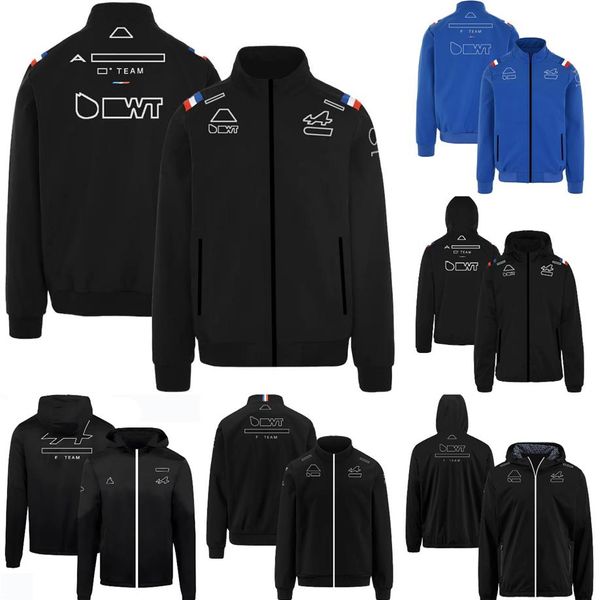 2023 F1 Толстовка с капюшоном Формула 1 Толстовка Motorsport Team Uniform Мужская куртка с капюшоном Custom F1 Racing Куртки на молнии Windbr311h