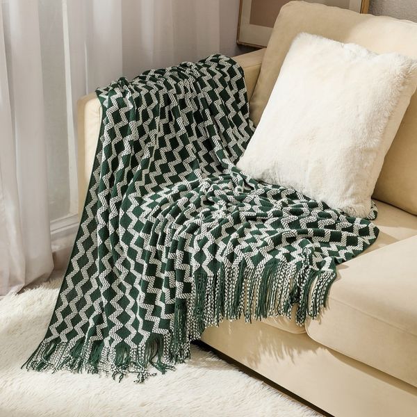 Decken Gestrickte Decke Sofa Schal Bett Schwanz Handtuch Sommer Büro Klimaanlage Nickerchen Klein Großhandel 230909