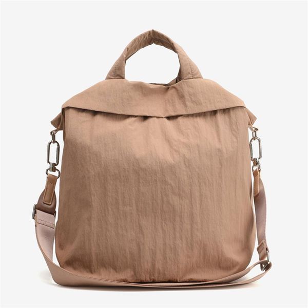 LL Casual Handtasche Frauen Umhängetaschen Rucksack 19L Große Kapazität Umhängetasche Verstellbaren Riemen Arbeit Messenger Bag314e