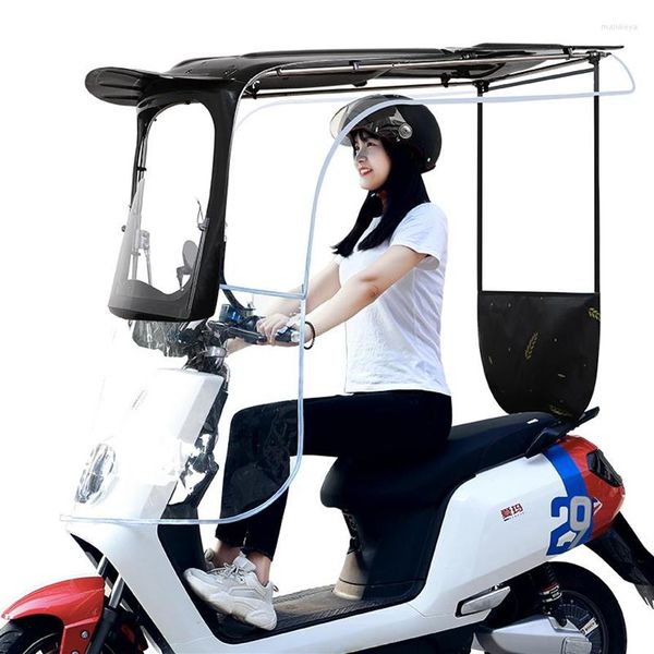 Abbigliamento da moto Baldacchino ispessito di alta qualità Ombrello Tenda da sole Protezione antipioggia impermeabile per auto elettrica227d