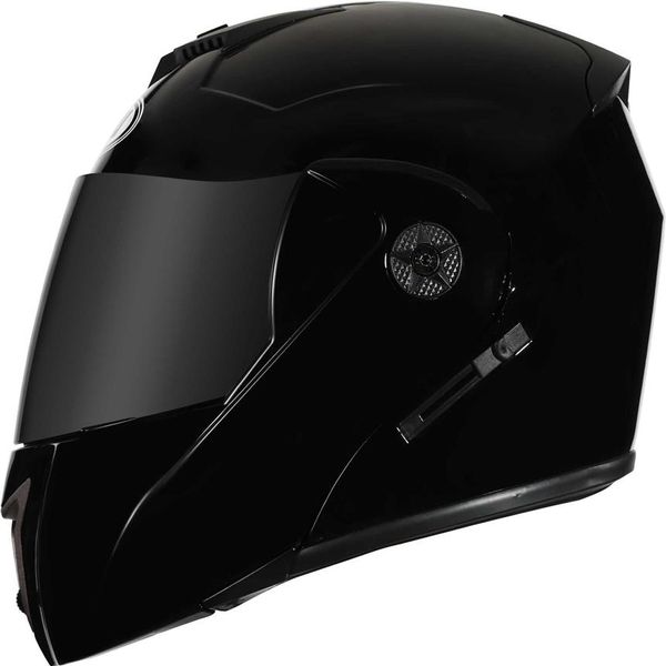 Novo capacete de moto dobrável para adultos, viseiras modulares de lente dupla, rosto inteiro, capacete de motocicleta seguro, capacetes de motocross, casco moto q06273d