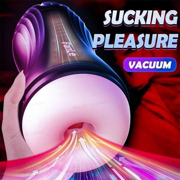 Sexspielzeug-Massagegerät, automatisches Vakuum-Saugen, Spielzeug für Männer, Masturbationstasse, realistische Vagina, Vibrator, Muschi, männlicher Blowjob-Simulator 18