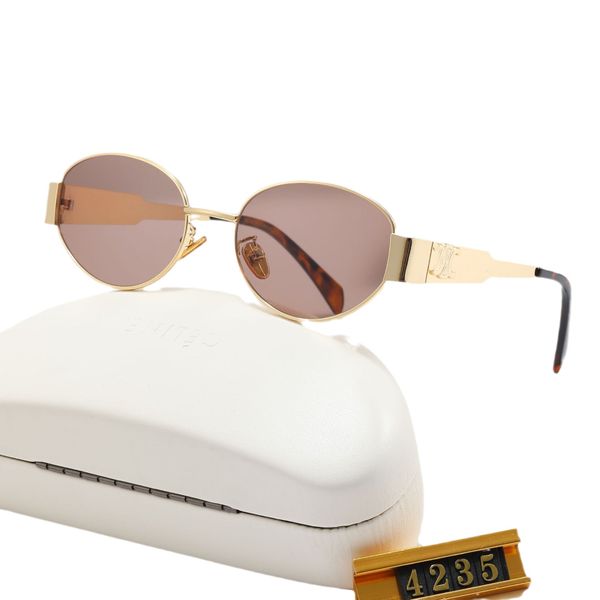 Designer Sun Glass Occhiali da sole da sole Millionaire Square Protective O occhiali da sole Strama da sole Retro Uv400 Occhiali da sole unisex.