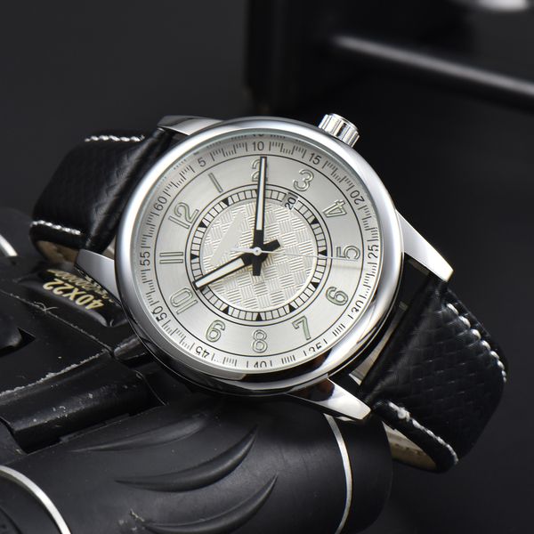Patekhilipp relógios de pulso para homens 2024 novos relógios masculinos todos dial trabalho relógio de quartzo de alta qualidade marca de luxo relógio cronógrafo relógio de nylon banda O8
