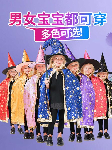 Halloween Kostüm Neue Kinder Hexe Prinzessin Kleid Mädchen Hexe Vampir Make-Up Ball Performance Kleid