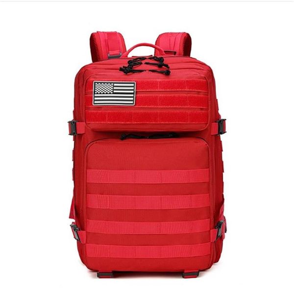 Borse da esterno 45L Zaino tattico militare Crossfit Palestra Borsa fitness Uomo Trekking Campeggio Zaino da viaggio Trekking Army Molle248l247C