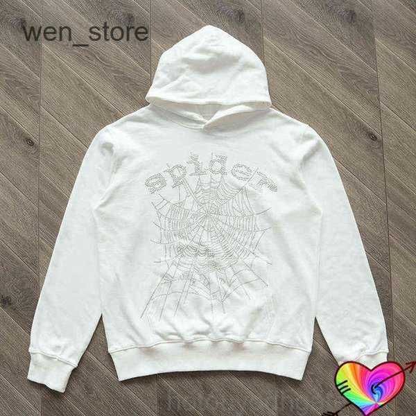 Herren Hoodies Sweatshirts Spider 2022 White Young Thug Spider Hoodie Männer Frauen 3D Web Foam Print Sp5der Music Album Loose Hooded 555555 Sweatshirts T220726 1 B63QFW23