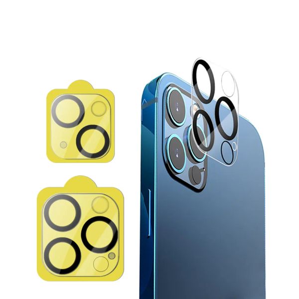 3D İpek Baskı Antiscratch Kamera lens Koruyucu Iphone14 13 12 11 Pro Max Samsung S20 S21 S22 Plus Ultra Tam Kapak Net