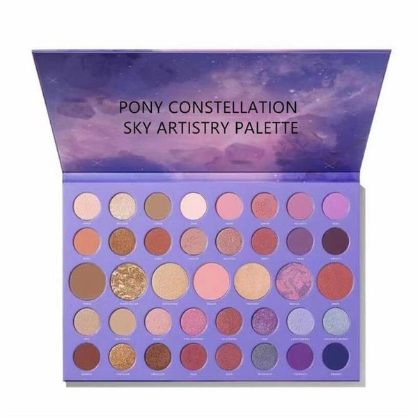 2022 Новый бренд PONY's CONSTELLATION SKY ARTISTRY EYE SHADOW PALETTE. Набор из 39 оттенков многофункциональных пигментов для глаз an22872.