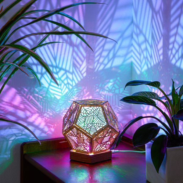 Abajur de mesa estrela polar estilo boêmio, abajur oco de projeção 3D, luzes de diamante coloridas, abajur decorativo de piso, luz exclusiva para quarto, casamento, Natal