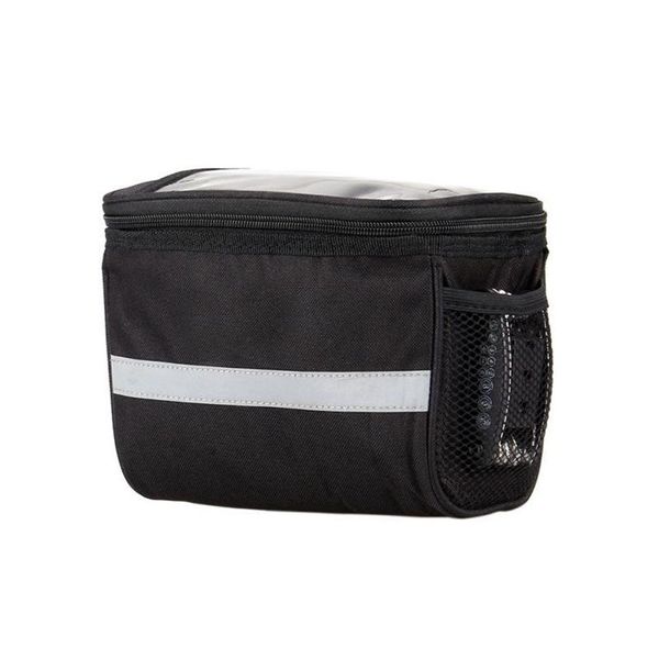 Sacos de ciclismo bicicleta ao ar livre guiador saco em forma diamante cesta frontal ferramenta pannier rápido accessorie278n