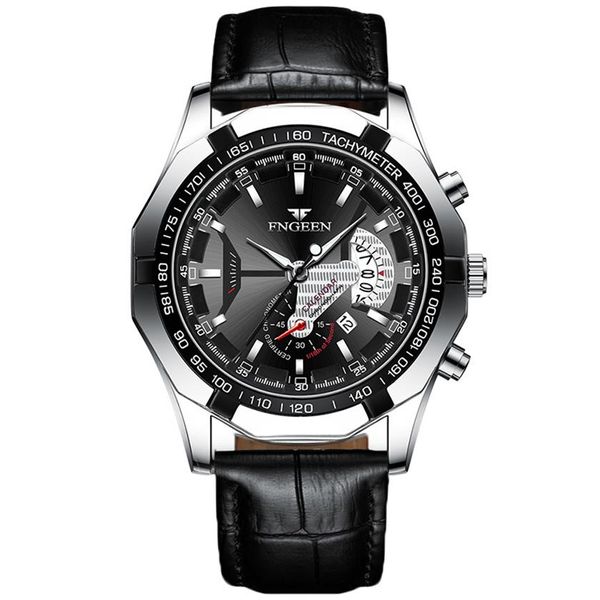 Watchsc-Nuovo orologio colorato semplice stile sportivo orologi argento cintura nera2718