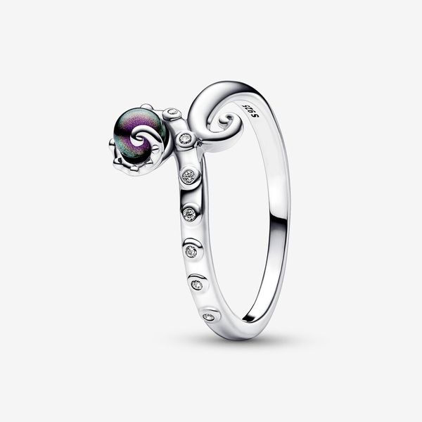 Nova listagem 925 prata esterlina a pequena sereia ursula anel para mulheres anéis de noivado casamento moda jóias frete grátis