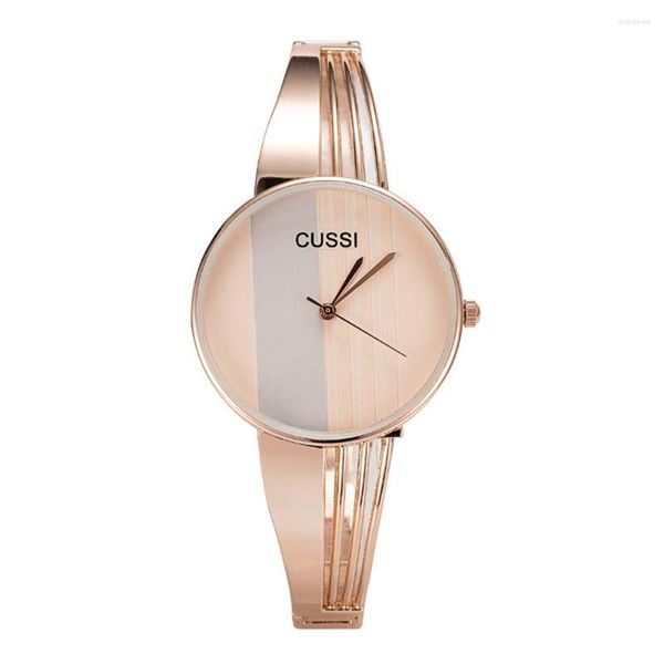 Relógios de pulso moda mulheres pulseira pulseira relógios luxo rosa ouro aço inoxidável coreia senhoras jóias relógio feminino relógio relogio