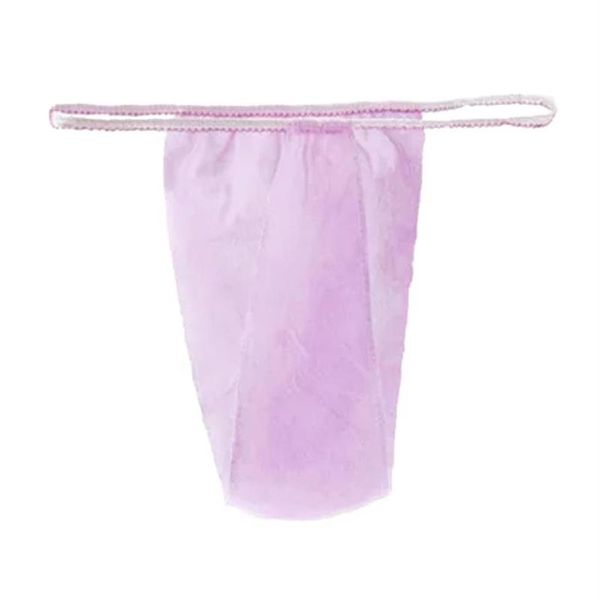 Mutandine da donna 100 pezzi per donna Spa T perizoma salone biancheria intima morbida confezionata singolarmente con elastico in vita avvolgenti abbronzanti D241e