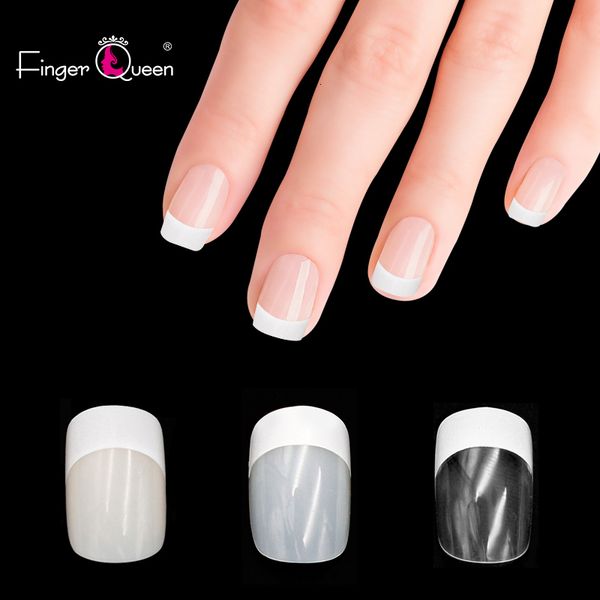 Falsche Nägel Fingerqueen 500 Stück Lange Ballerina Volle Halbe Französische Acrylnagelspitzen Quadratischer Kopf Gefälschte Natur FQ907 230909