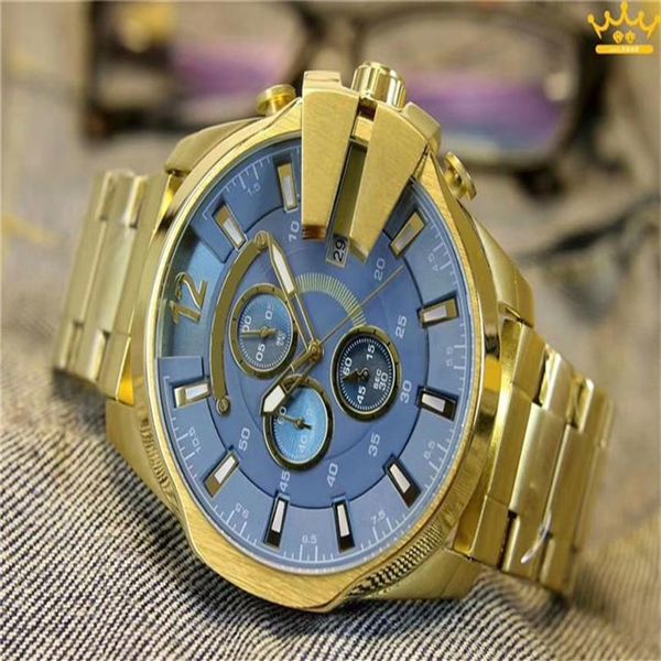 Top Quality Mens Relógios DZ Assista Todo o Trabalho Funcional Aço Inoxidável DZ4290 DZ4360 DZ4318 DZ4323 DZ4291 Relógios de Pulso Montre De Lu271N