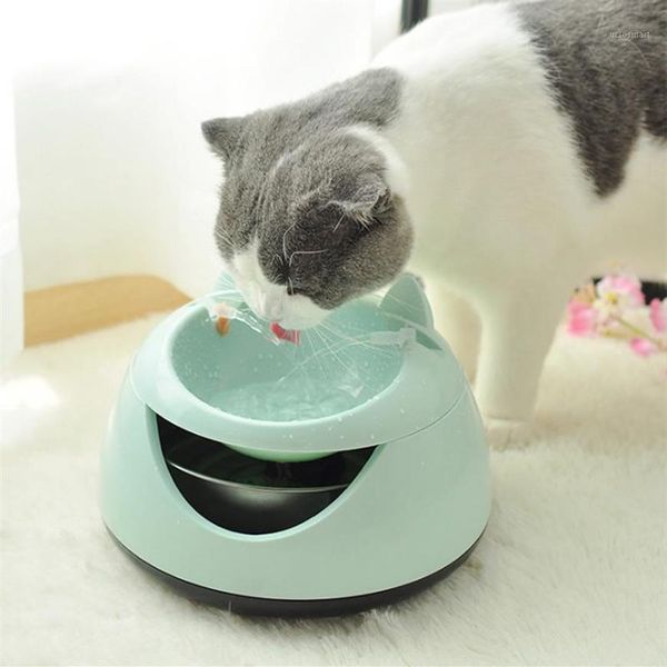 Fontana A Potabile Animali Domestici Ciotole Cani Distributore di Acqua per Gatti USB Elettrico Luminoso Gatto Alimentatori Automatici Founta2551